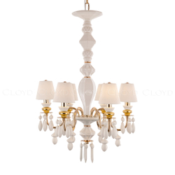 Люстра Cloyd LOTTIE-C C6 / Ø56 см- белая керамика (арт.11218)