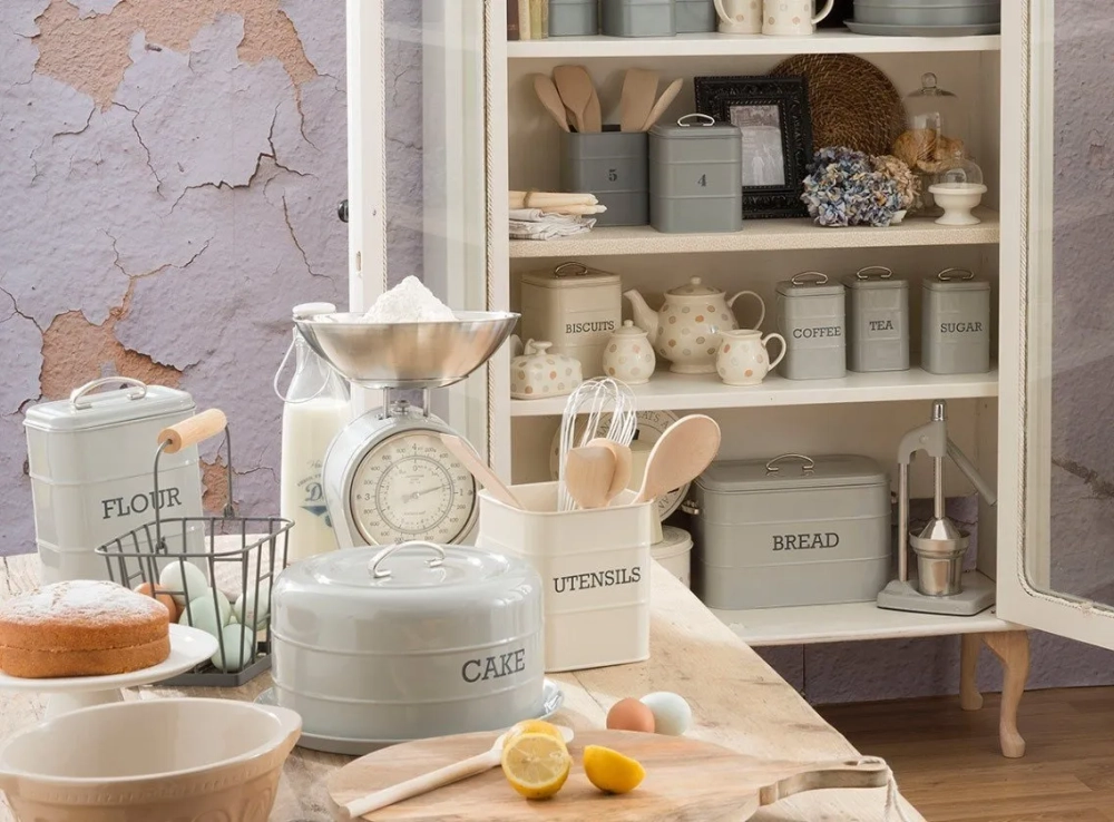Kitchen Craft Контейнер Living Nostalgia 3 яруса 22х27см серый LN3TCTGRY