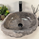 Раковина из мрамора Erozy Grey EM-65089 44*37*15 0882