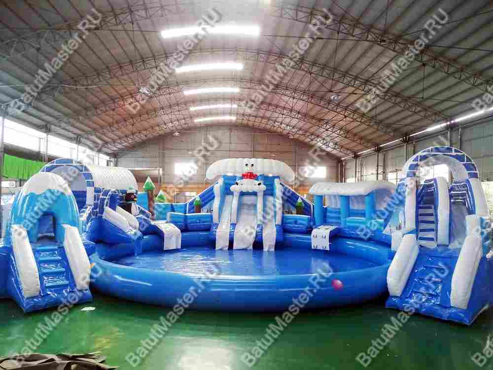 Наземный надувной аквапарк «Морское царство» 15,5*15*6 м