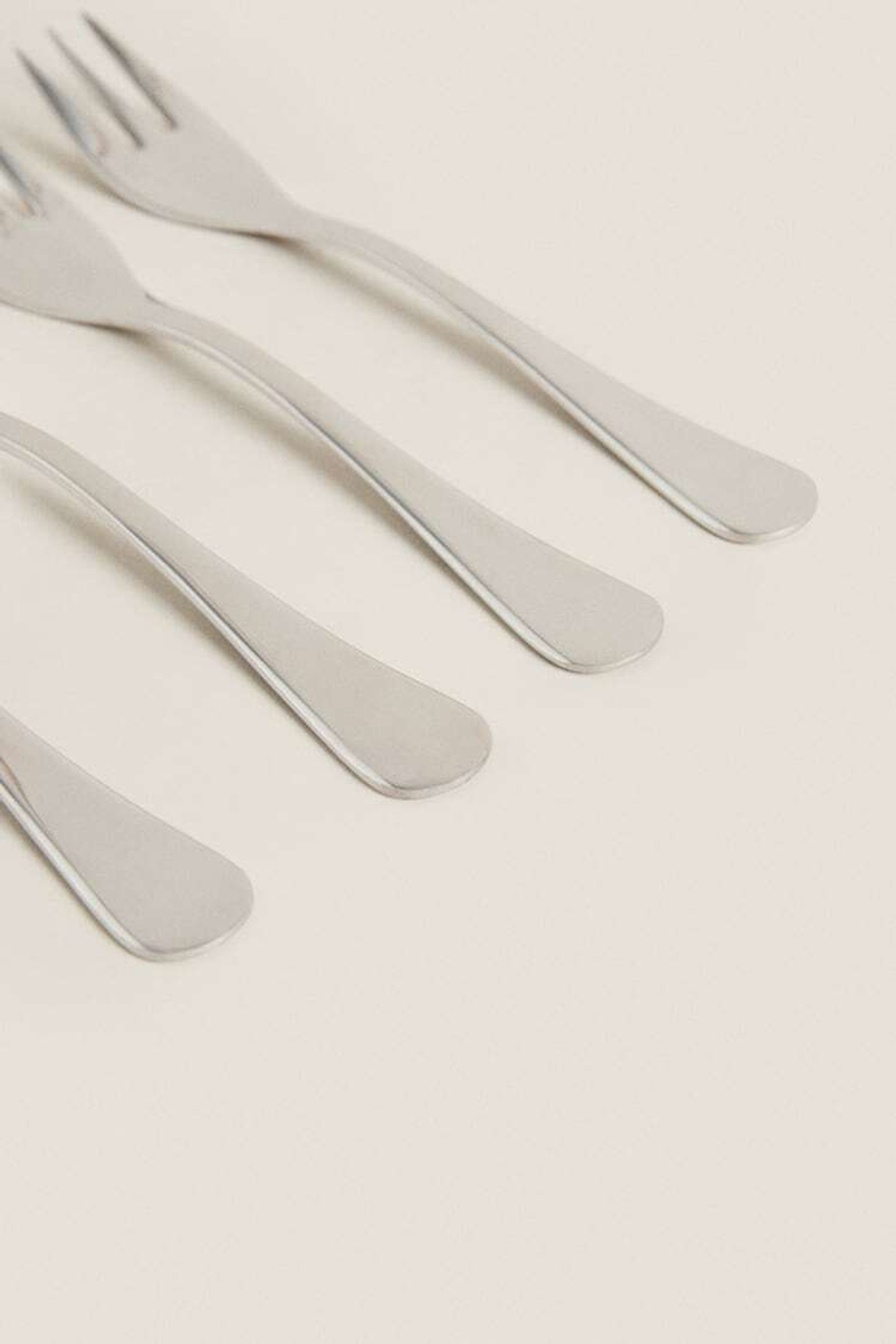 ZARA HOME НАБОР ВИЛОК ДЛЯ ЗАВТРАКА, СТАЛЬНОЙ