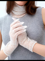 Перчатки ажурные ПЧ228-01 белые