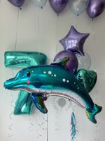 Воздушные шары для мальчика с дельфином №8460