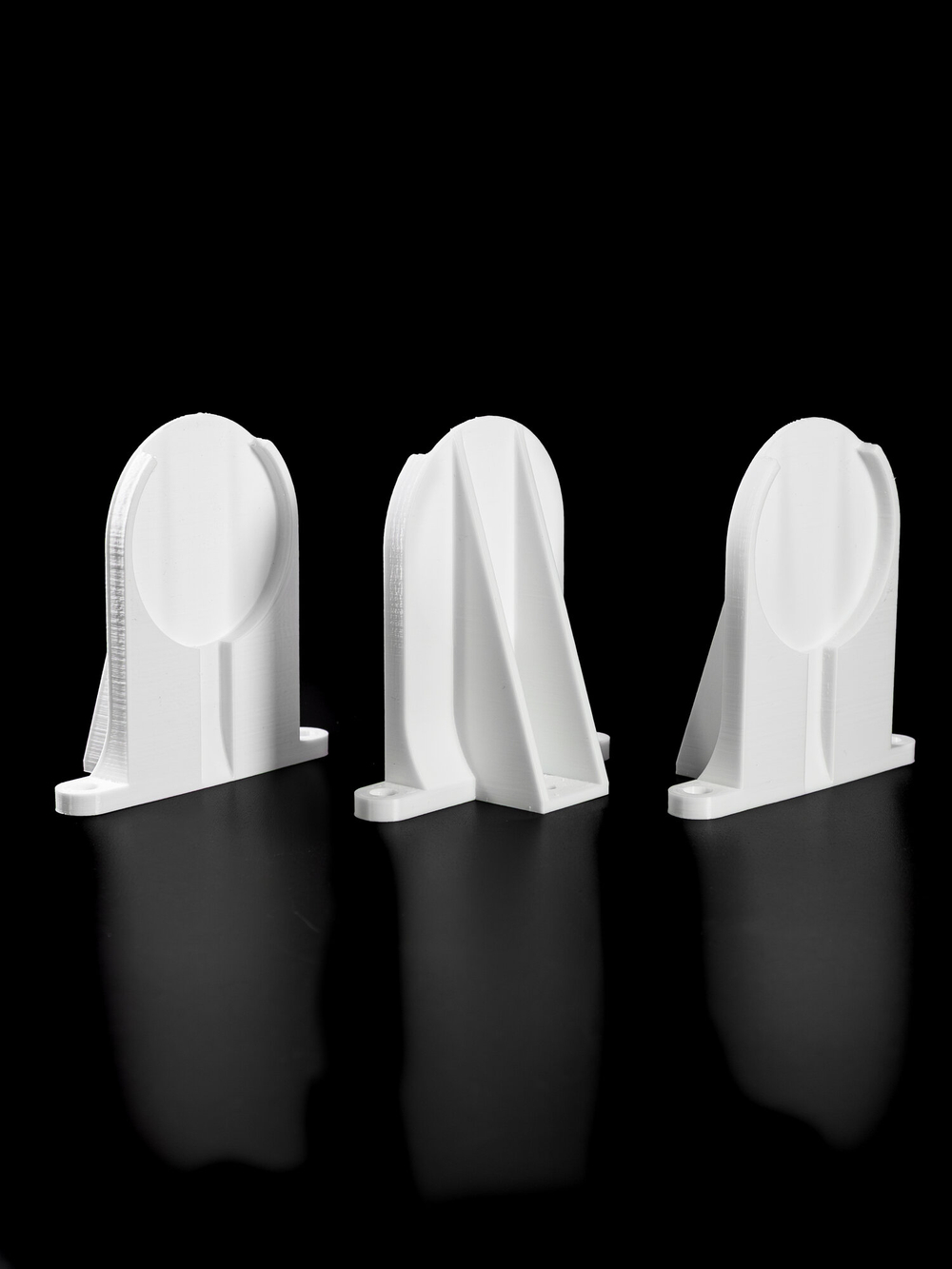 Набор 3 шт., кронштейн-полка для камеры Aqara G3 на стену, белая, 3D печать