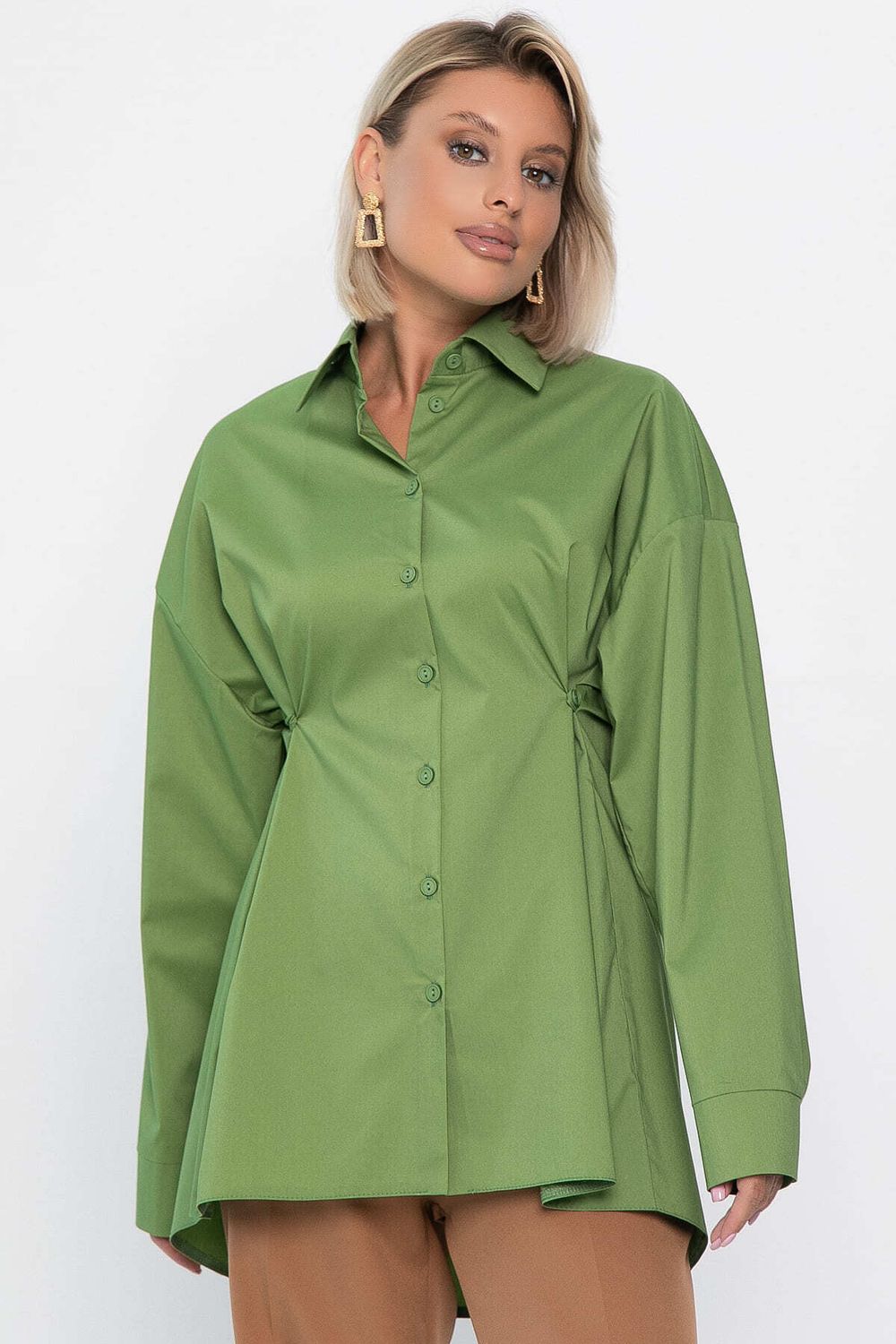 Рубашка Антария (зеленое яблоко) Б14189-5М LT Collection