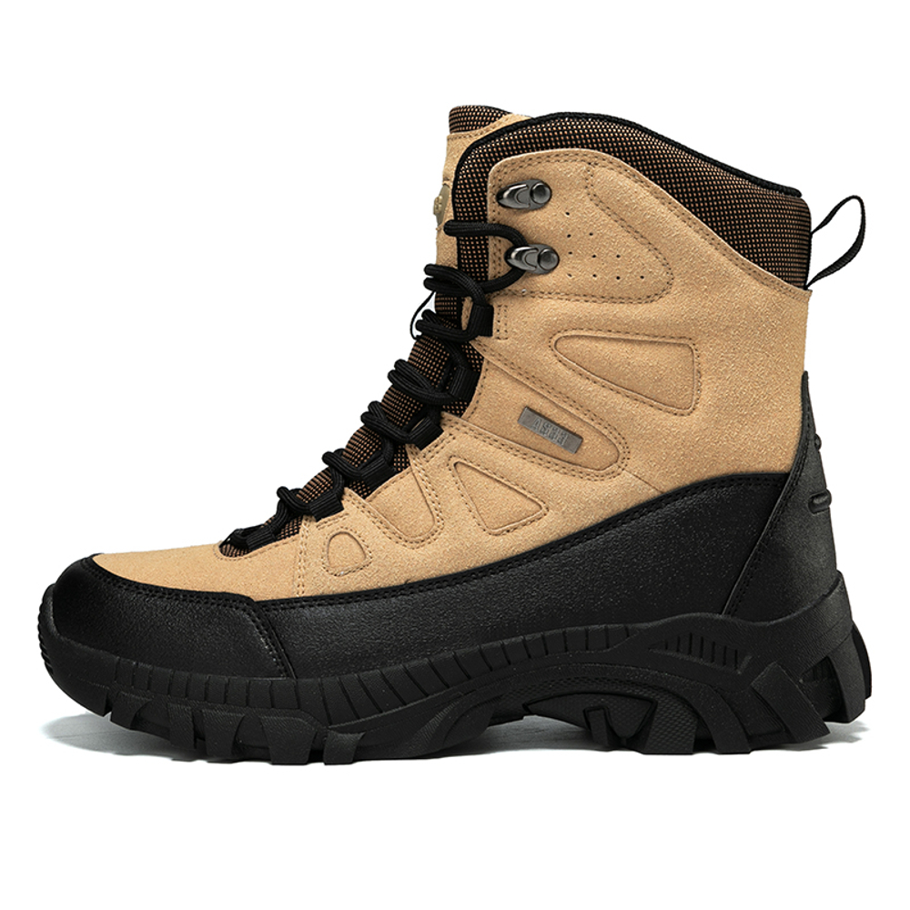 CHENGSHILUOTUO Combat Boots Men"s Black/Brown/Khaki