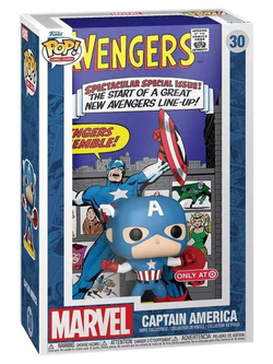 Фигурка Funko POP! Comic Covers Marvel Avengers #16 Captain America (Exc) (30) 74134