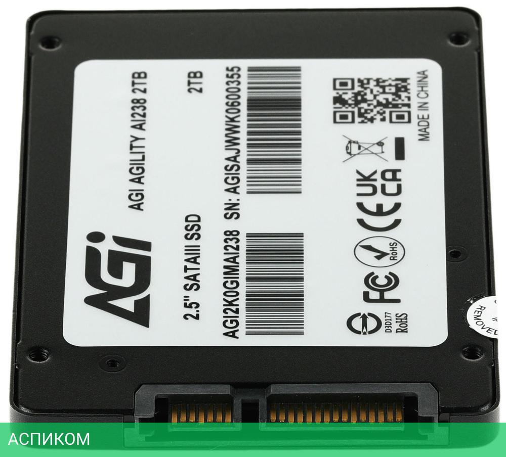 SSD диск AGI AI238 2TB (AGI2K0GIMAI238)