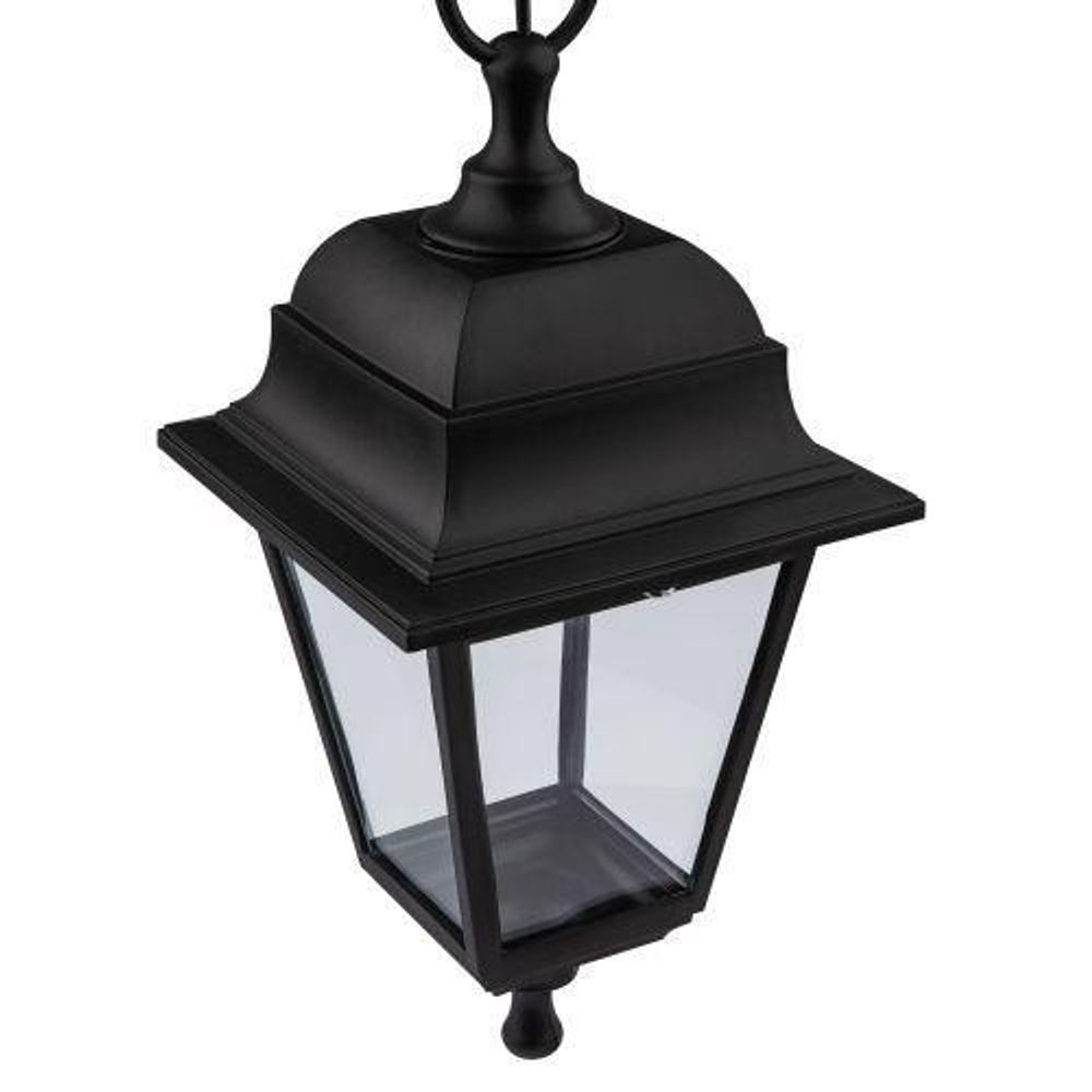 Светильник садово-парковый Адель E27 подвесной четырехгранный черн. НСУ 04-60-001 черн. ЭРА Б0048105