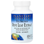 Planetary Herbals, Full Spectrum™, экстракт листьев оливкового дерева, 825 мг, 60 таблеток