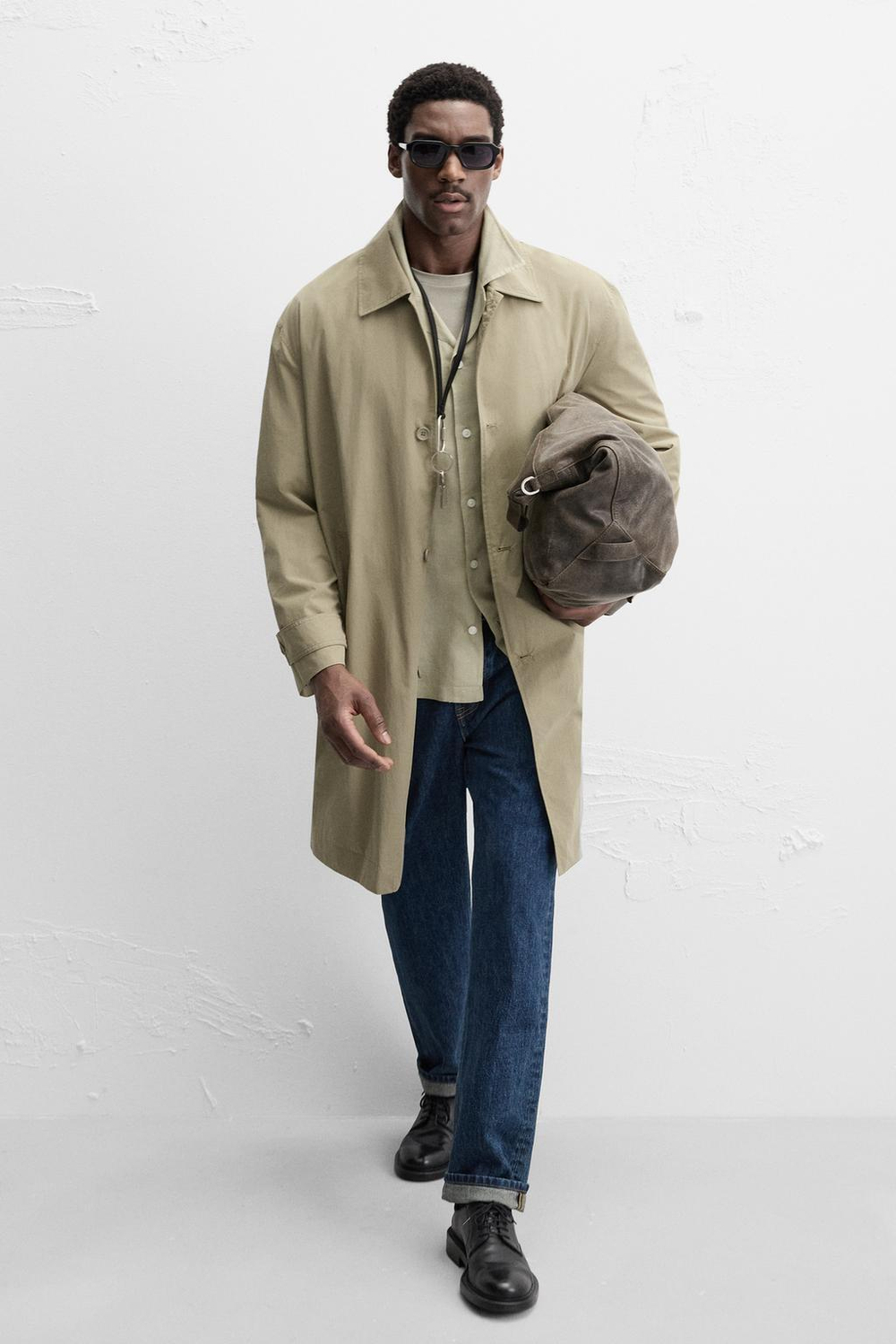 Тренч relaxed fit
