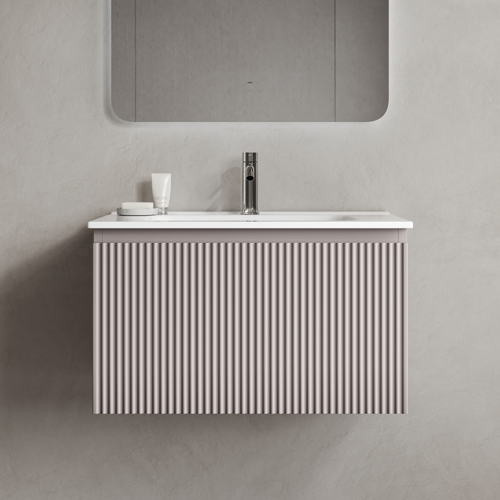 Тумба подвесная Sancos Snob R 1.0 с одним ящиком 690х445х406, Doha Soft, SNR1.070SM