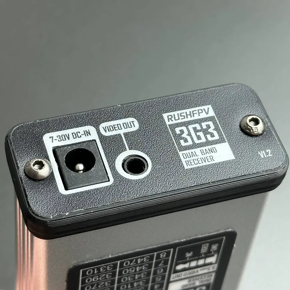 Видеоприемник Rushfpv 3.3 GHz VRX + Патч антенна