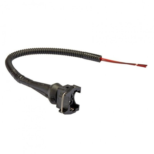 Разъем датчика детонации, темп. ох. жид., возд., задн. хода, форсунки, фонаря /Г-3302/ с проводом L250 мм, в гофре (LECAR)