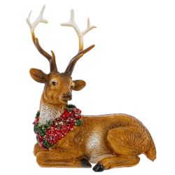 GAEM Фигурка декоративная "Олень", L9 W5,5 H10 см, 2в.