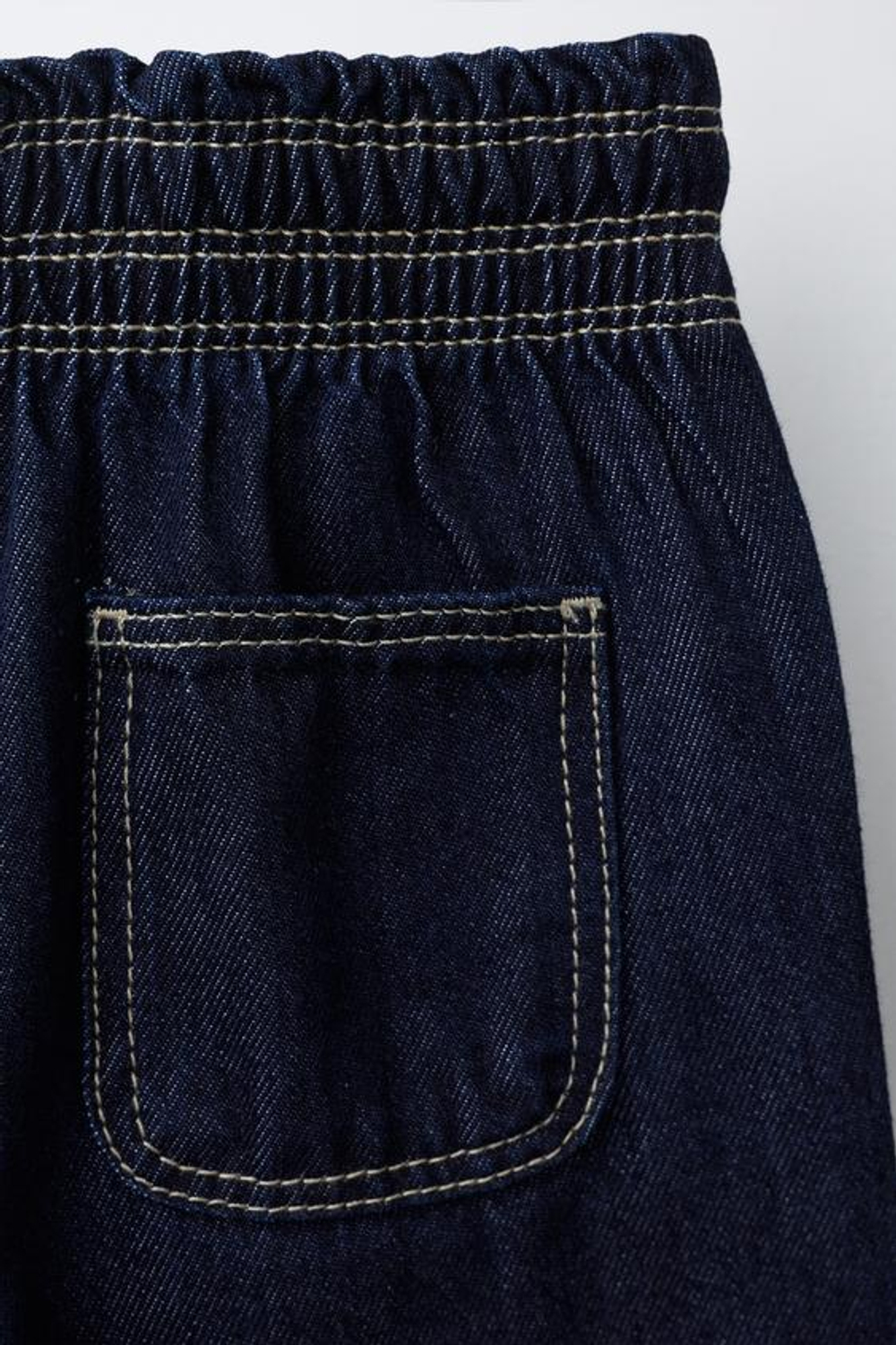 ZARA ДЖИНСЫ WIDE LEG, СИНИЙ