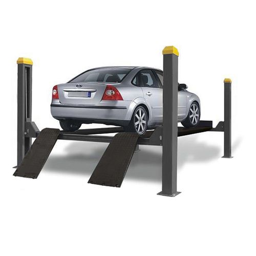 KraftWell (KRW4FPL) Подъемник четырехстоечный г/п 4000 кг платформы гладкие