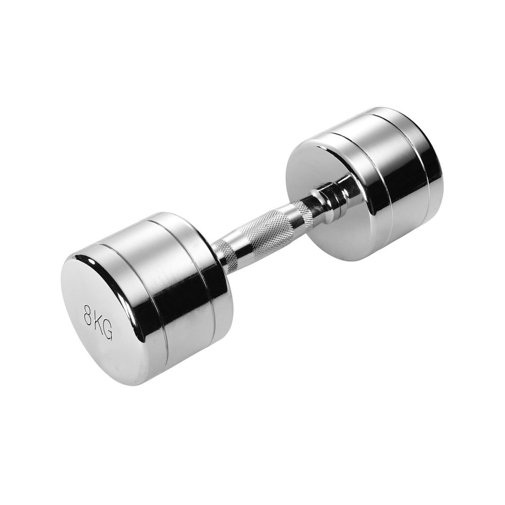 Гантель хромированная 8 кг