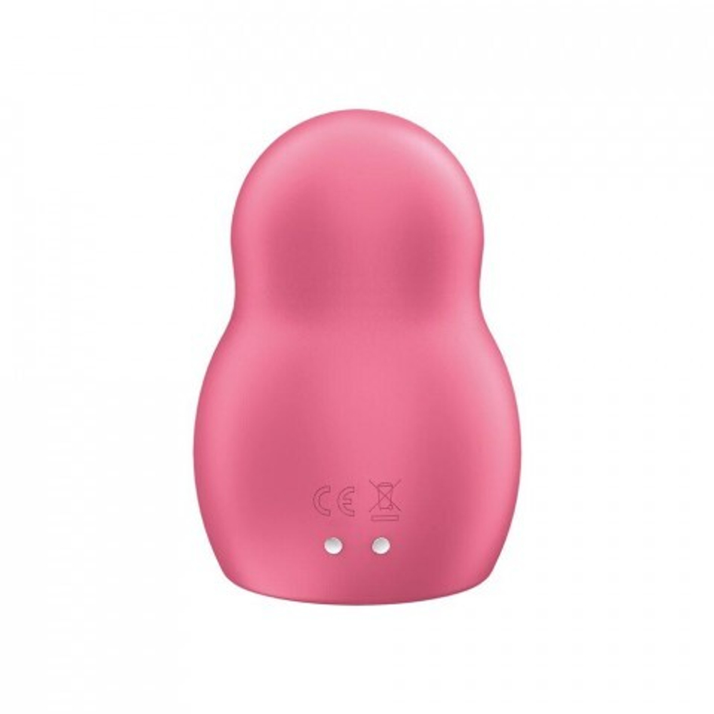 Вакуумно-волновой стимулятор с вибрацией Satisfyer Pro To Go 1, красный