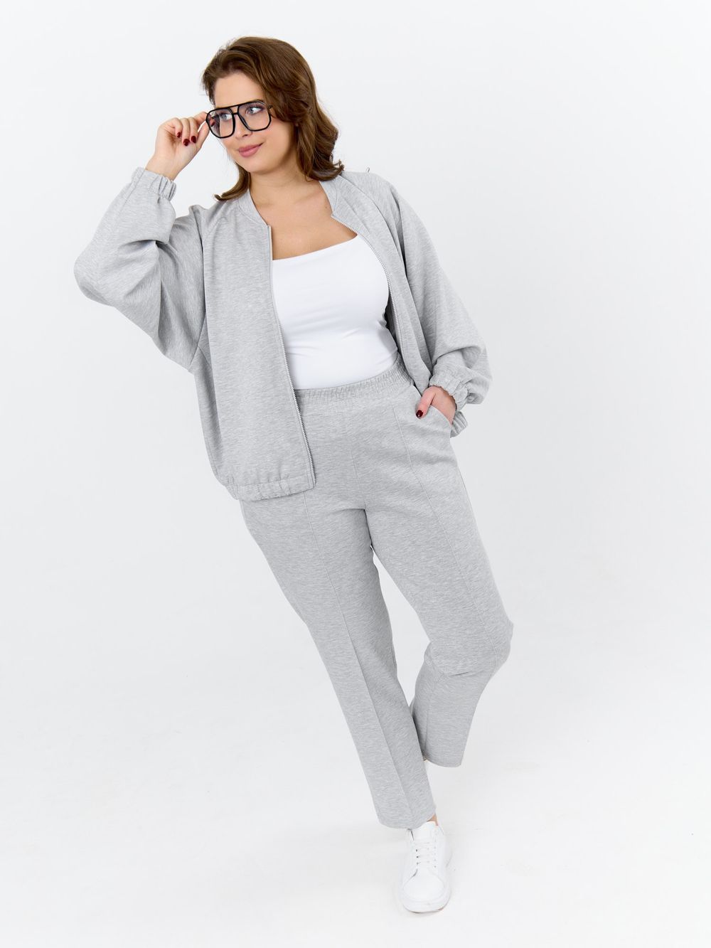 Бомбер Нео-1 Виотекс СЕРЫЙ МЕЛАНЖ