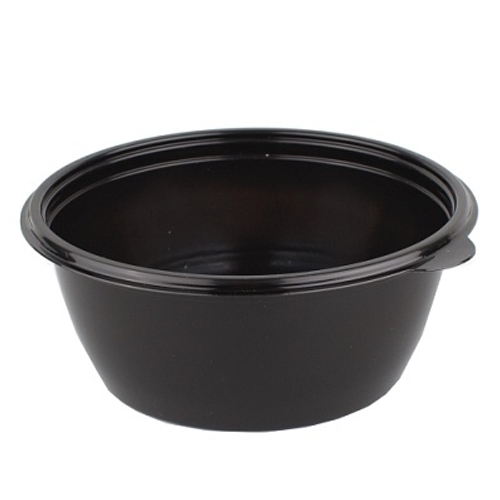 Контейнер К-144 375мл, круглый Черный суповой, ПП СтП. 300шт/кор