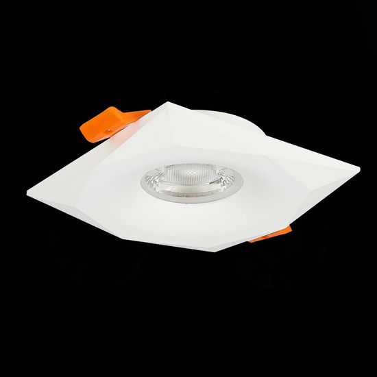 ST203.508.01 Св-к встр. Белый GU10 1*50W  L95xW95xH25 220V Без ламп Встраиваемые светильники