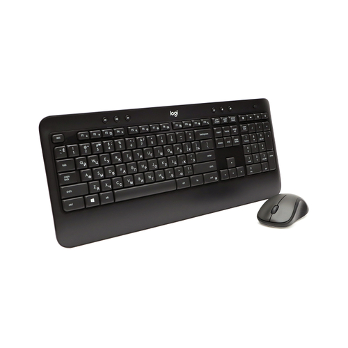 Клавиатура + мышь беспроводная Logitech MK540 ADVANCED, 1000dpi, черный, Retail, мембранная, радиоканал, AA (920-008686/920-008691)
