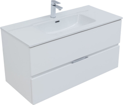 Мебель для ванной Aquanet Алвита New 100 2 ящика, белый матовый
