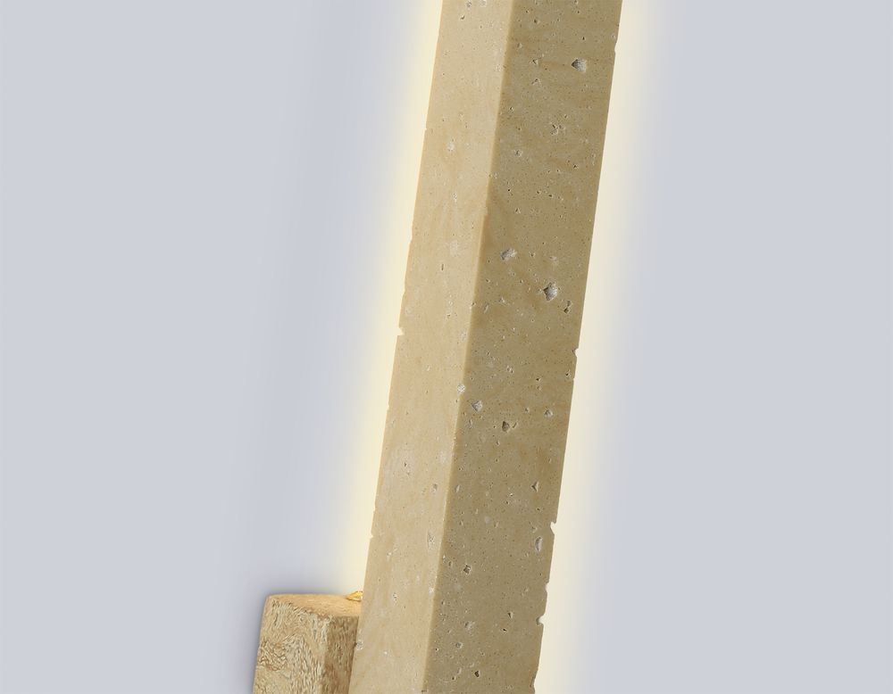 Ambrella Настенный светодиодный светильник из травертина Ceramo Modern LH53625