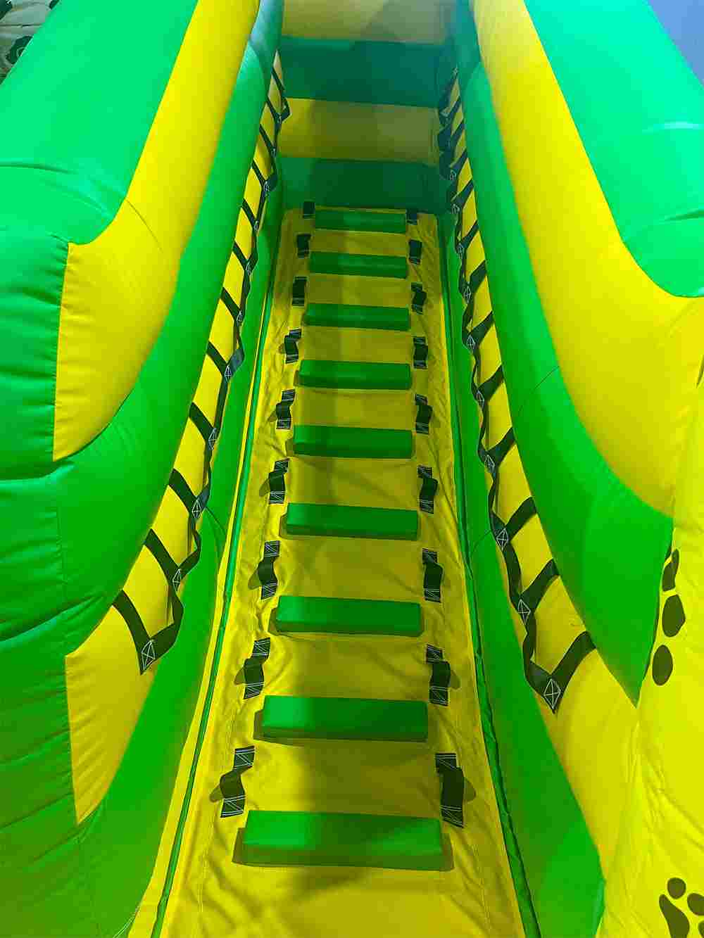 Коммерческий надувной батут «Панды в джунглях», 6×3,5×3,5 м