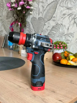 Дрель-шуруповерт аккумуляторный, Съемный патрон, 2000 об/мин, С 2 АКБ 1,5 Ач