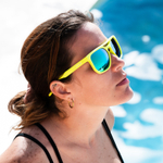 Спортивные очки HILX Carnage / Matt Solid Neon Yellow / Green Polarized Lens