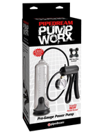 Вакуумная мужская помпа с датчиком давления Pro-Gauge Power Pump