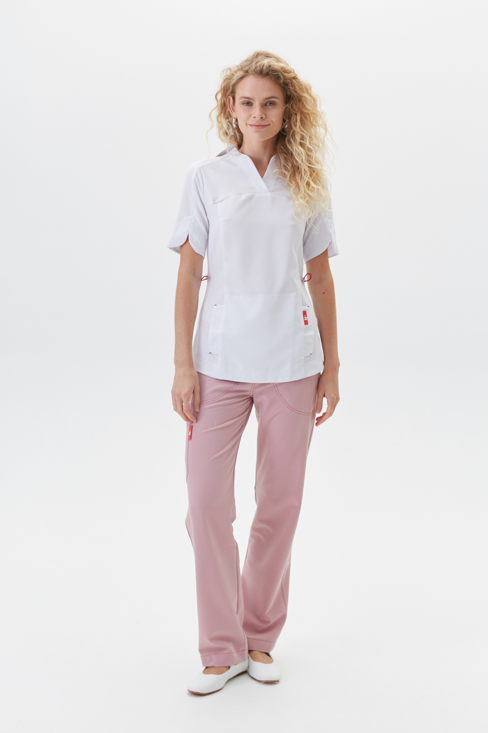 Брюки медицинские женские Лаконико, роза