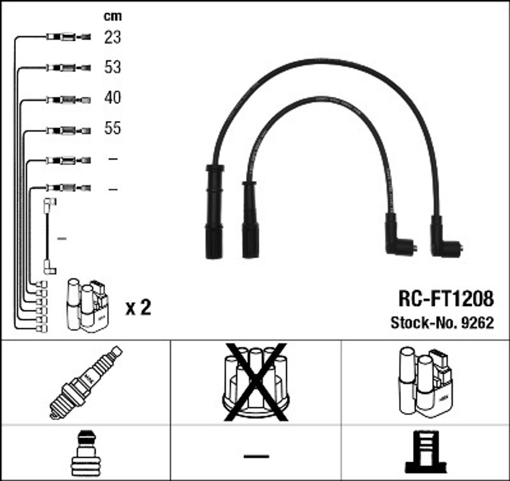 NGK - 9262-NGK - Ignition Cable Kit