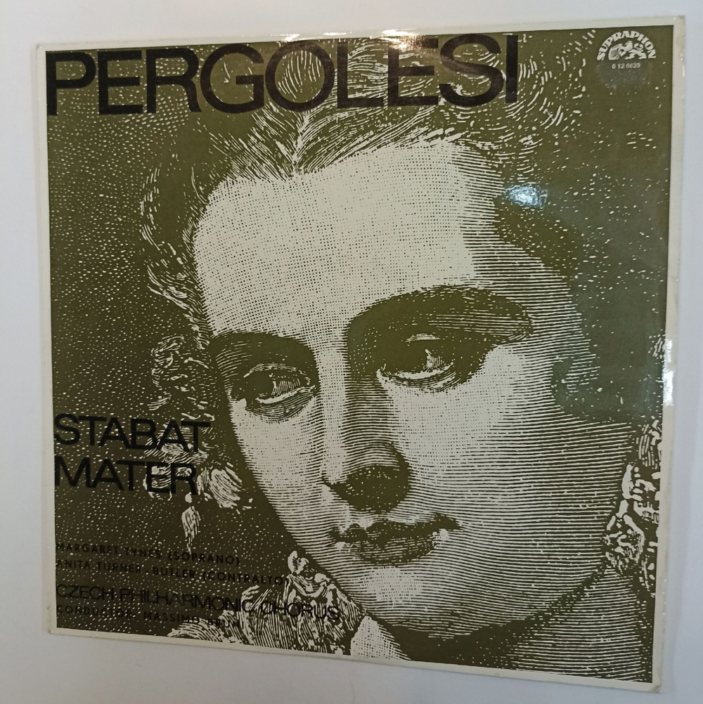 Винтажная виниловая пластинка LP Pergolesi Перголези Stabat Mater (Чехословакия 1979)