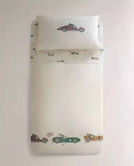 ZARA HOME ДЕТСКИЙ ПОДОДЕЯЛЬНИК С ПРИНТОМ «СОБАКА», РАЗНОЦВЕТНЫЙ