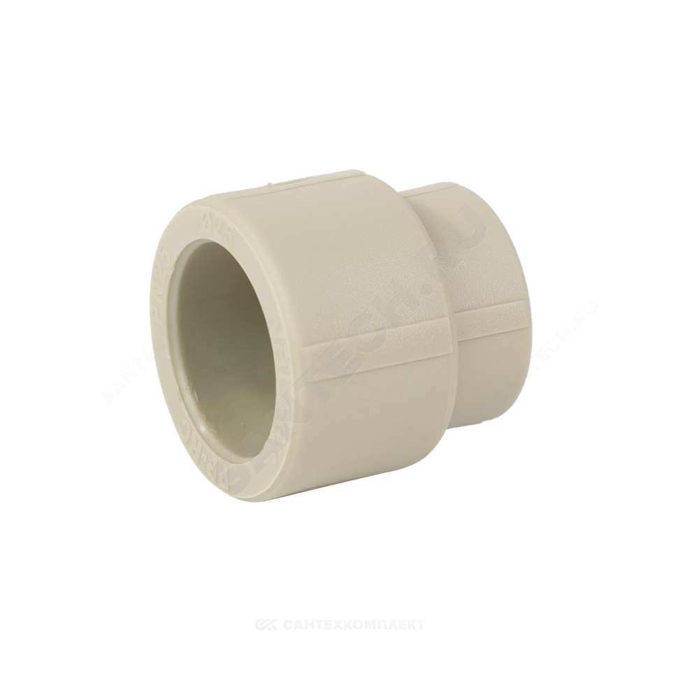 Муфта PP-R переходная серая Дн 25х20 внутренняя пайка VALFEX 10012520Г
