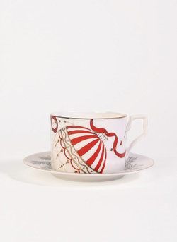 VALERIE CONCEPT Набор чашка и блюдце "Ёлочный шар"