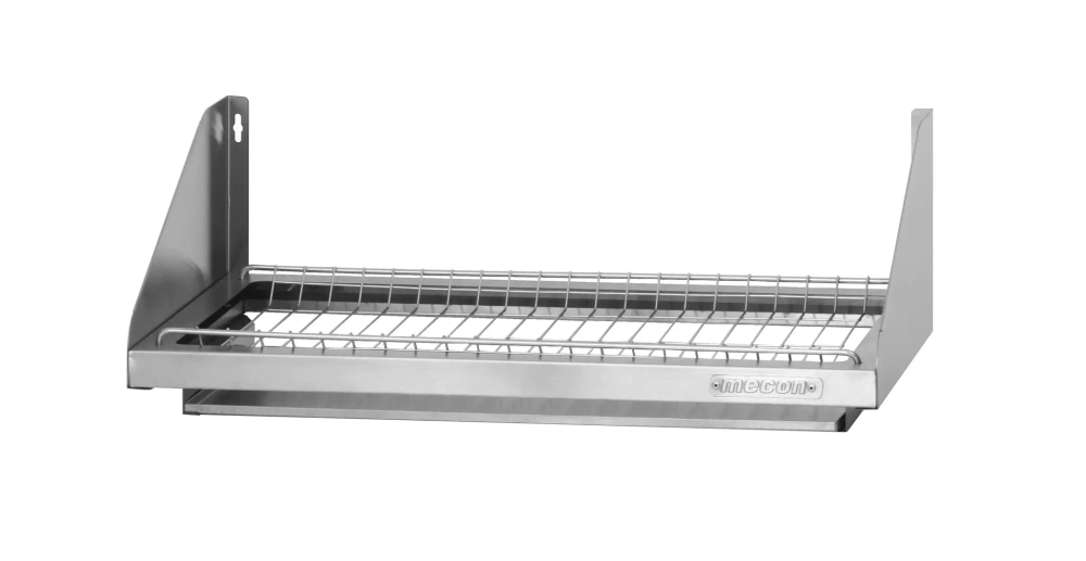 Полка для сушки посуды ПСПн - 800*300*180 "Norma Inox" сетка "стаканы"