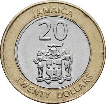 20 долларов 2008 Ямайка