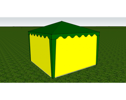 Стенка 3,0х2,0 без окна (к шатру Митек 3 х 3 и 6 х 3)
