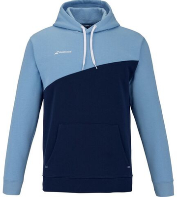 Мужская теннисная кофта Babolat Drive Hood Sweat Men - drive heritage blue