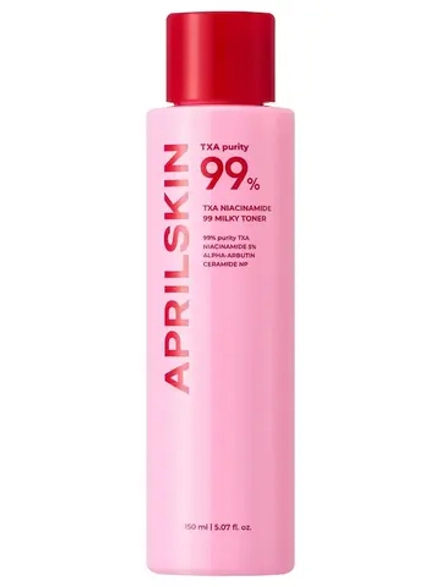 APRILSKIN Осветляющий тонер с транексамовой кислотой и ниацинамидом TXA Niacinamide 99 Milky Toner 150 мл