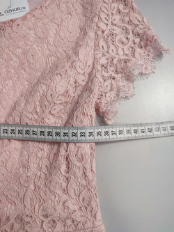 Блузка Zolla розовая с кружевом 42 размер