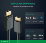 Кабель UGREEN DP102-10244 Black (10244)