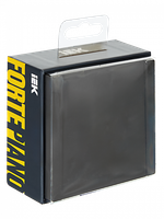 FORTE&PIANO Выключатель 1-клавишный с индикацией 10А FP302 серый IEK