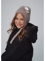 Шапка-чепчик для девочек на осень
