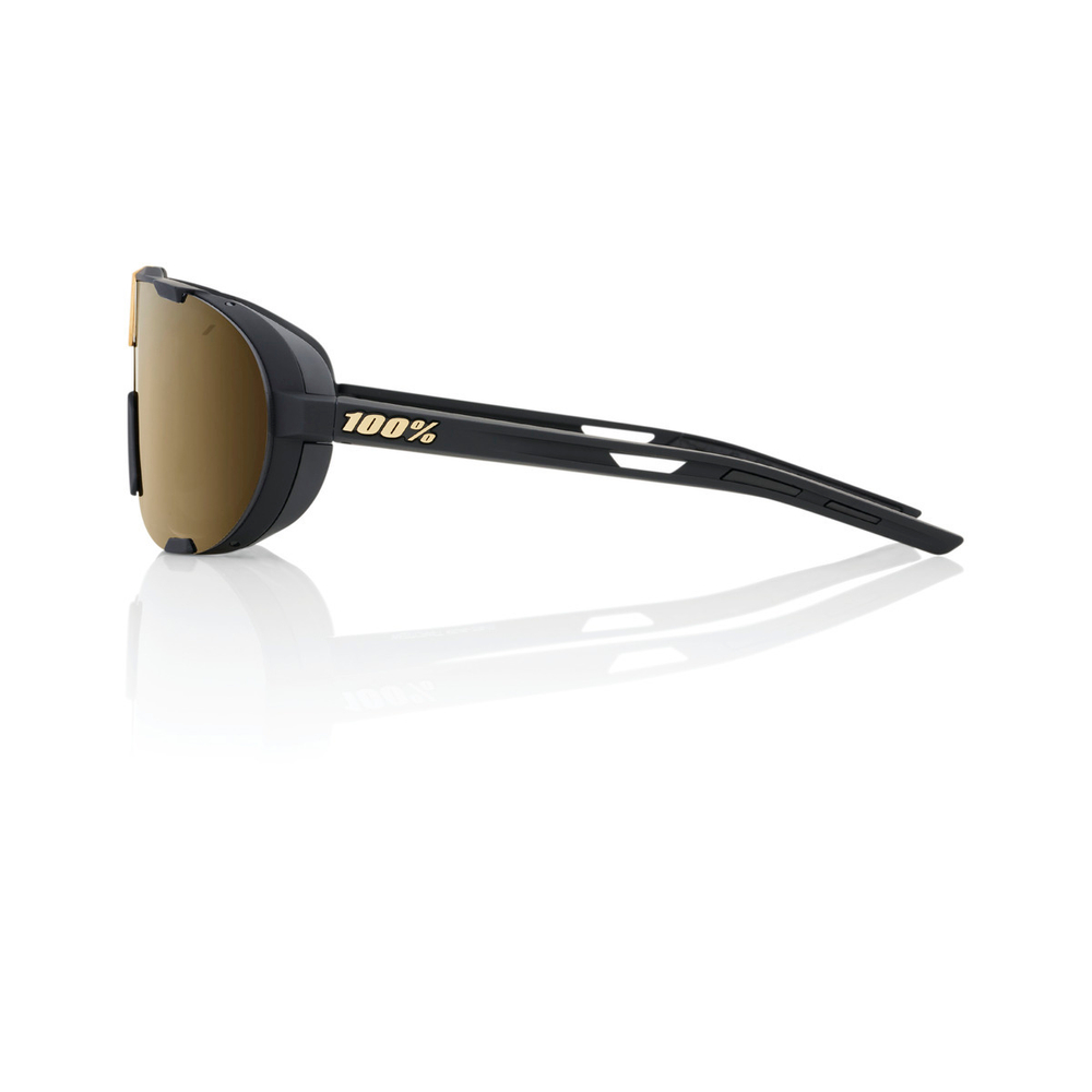 Спортивные очки 100% Westcraft / Soft Tact Black / Soft Gold Mirror Lens