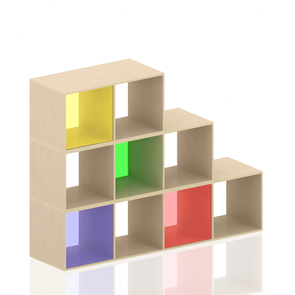 Система хранения Рауд А4 с акриловой цветной вставкой серия СКАНДИК